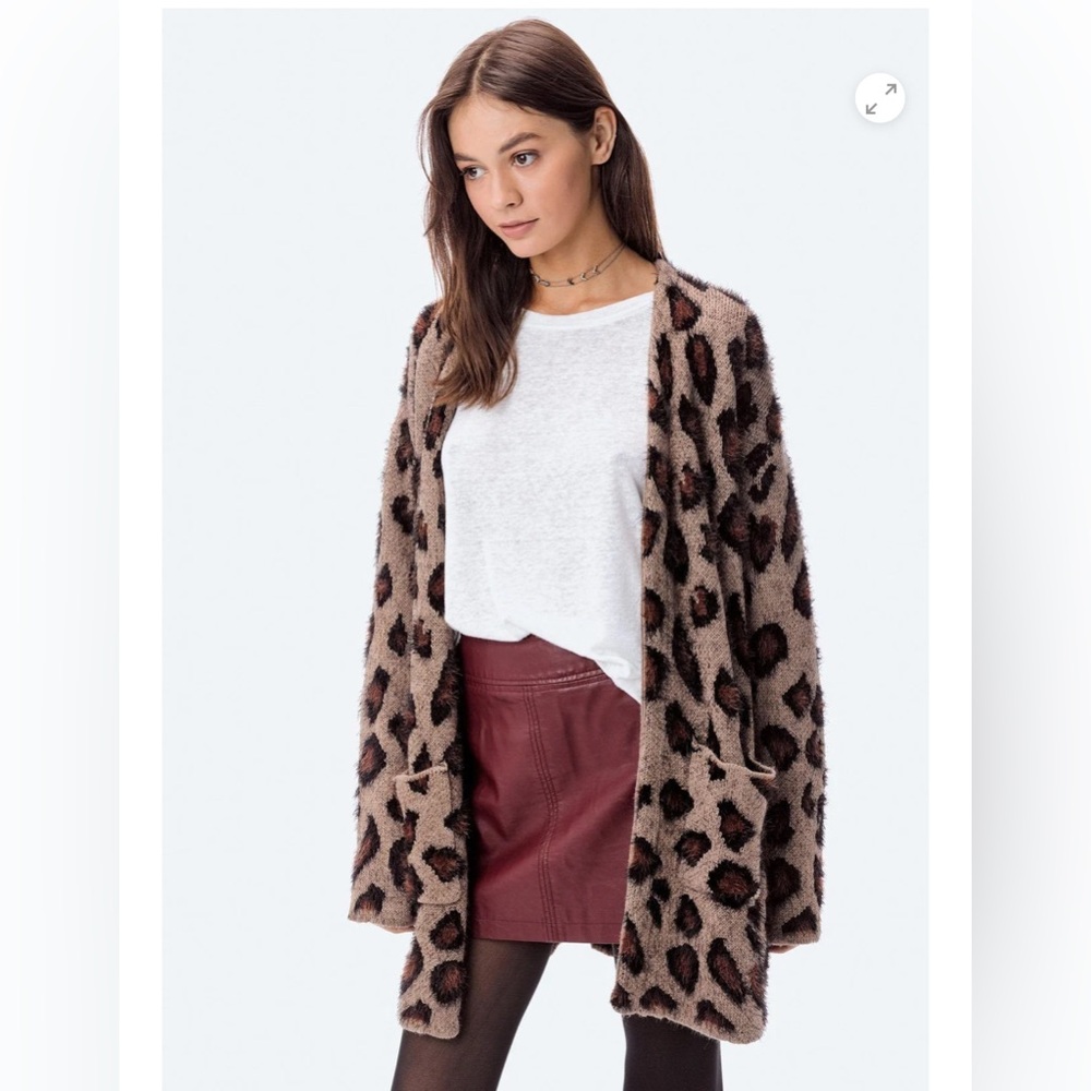 Lovestitch Luxe Leopard Cardigan